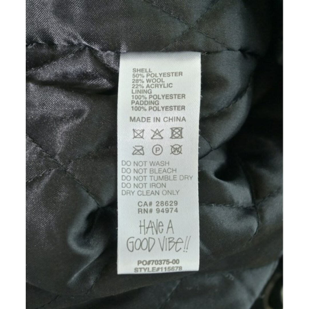 STUSSY - STUSSY ステューシー スタジャン L 黒x白 【古着 STUSSY - STUSSY ステューシー スタジャン L 黒x白 【古着