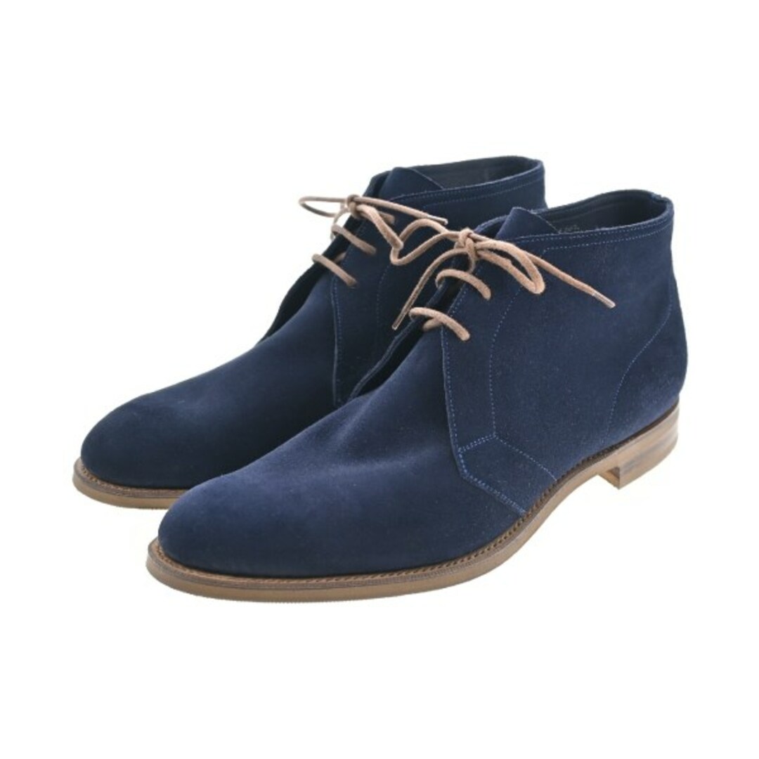 EDWARD GREEN - EDWARD GREEN ブーツ UK7(25.5cm位) 紺 【古着 EDWARD GREEN - EDWARD GREEN ブーツ UK7(25.5cm位) 紺 【古着
