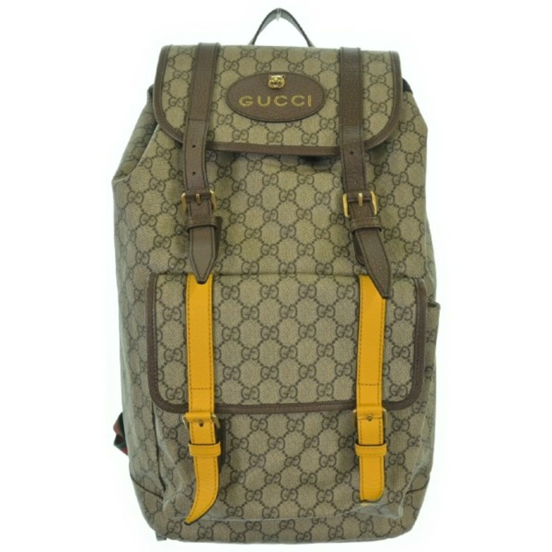 GUCCI - GUCCI グッチ バックパック・リュック - グレー(総柄 GUCCI - GUCCI グッチ バックパック・リュック - グレー(総柄