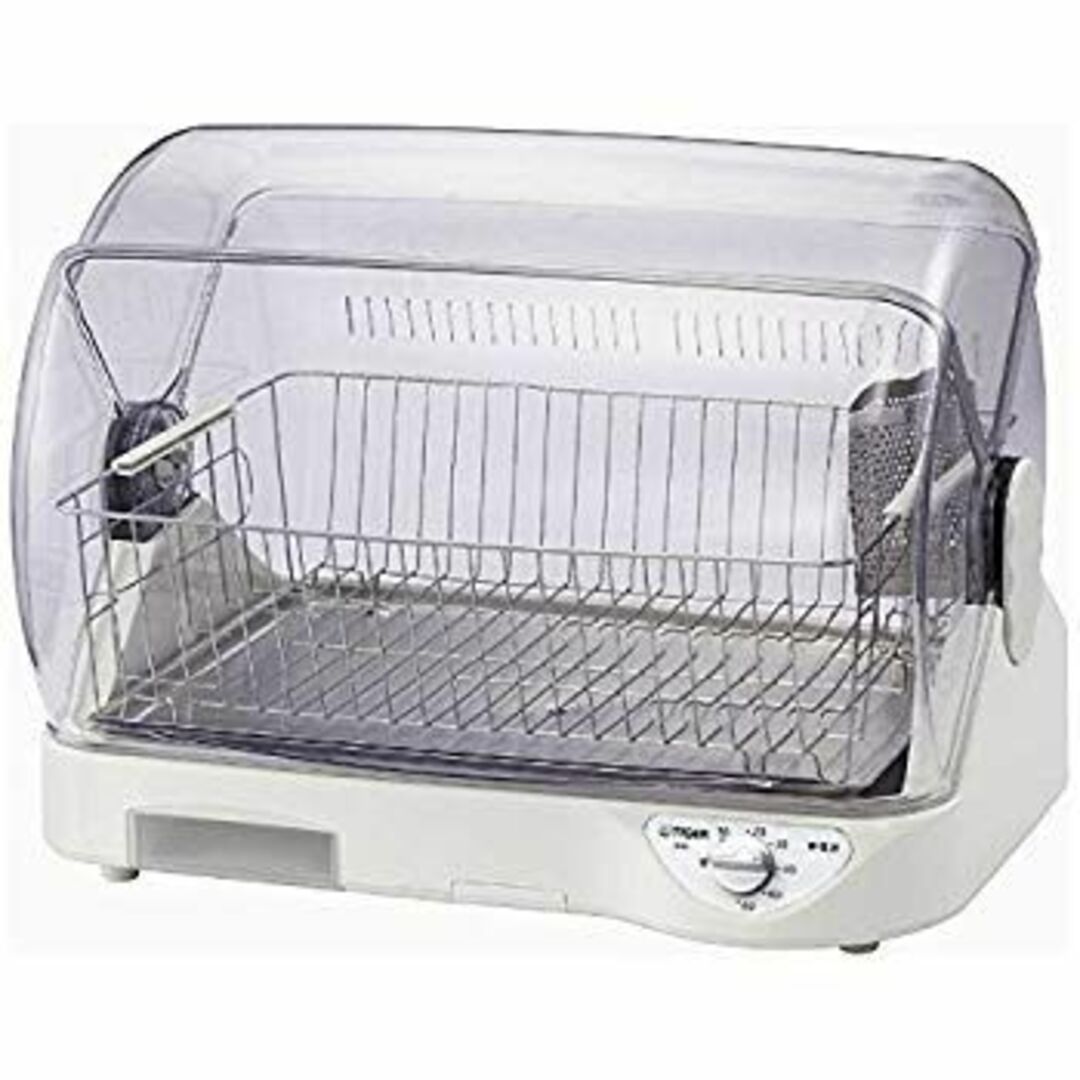 (未使用・未開封品) タイガー 食器乾燥器(ホワイト)TIGER サラピッカ 温風式 DHG-S400 df5ndr3 スマホ/家電/カメラの生活家電(食器洗い機/乾燥機)の商品写真
