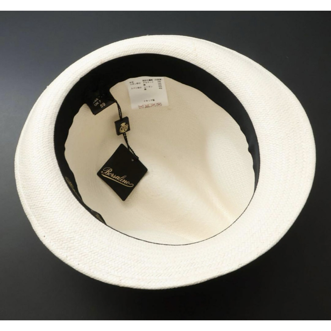 Borsalino - 2921◇ボルサリーノ◇高級パナマ帽◇59(実寸58.5 Borsalino - 2921◇ボルサリーノ◇高級パナマ帽◇59(実寸58.5