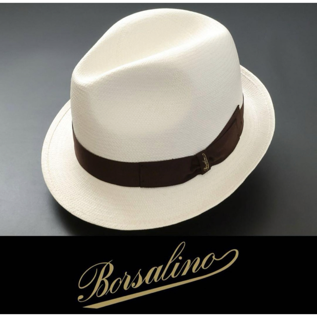 Borsalino - 2921◇ボルサリーノ◇高級パナマ帽◇59(実寸58.5 Borsalino - 2921◇ボルサリーノ◇高級パナマ帽◇59(実寸58.5
