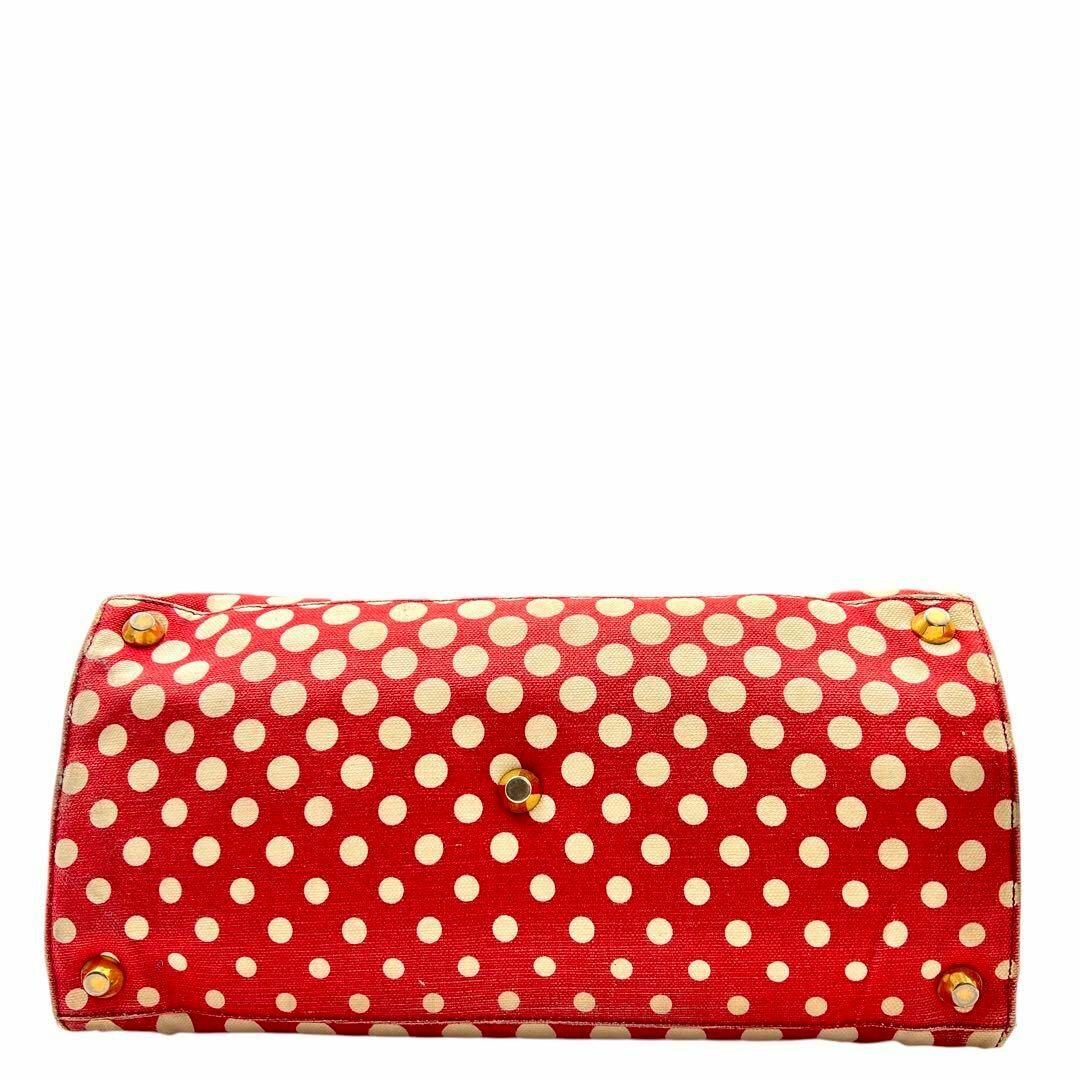 MIU MIU - MIUMIU 水玉 キャンバス トートバッグ レディース MIU MIU - MIUMIU 水玉 キャンバス トートバッグ レディース