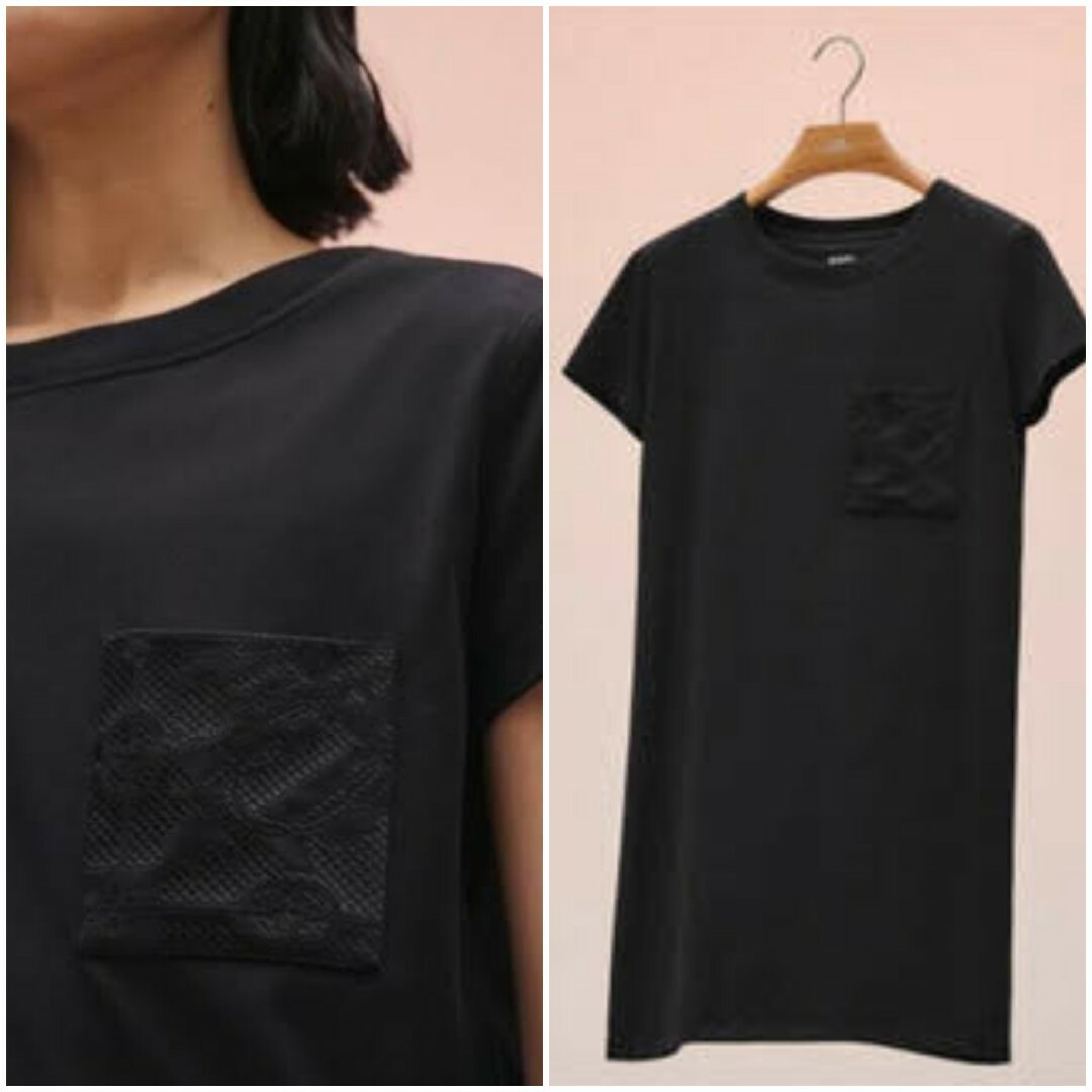 HERMES - 未使用✨エルメス ドレス刺繍入りポケット Tシャツ HERMES - 未使用✨エルメス ドレス刺繍入りポケット Tシャツ