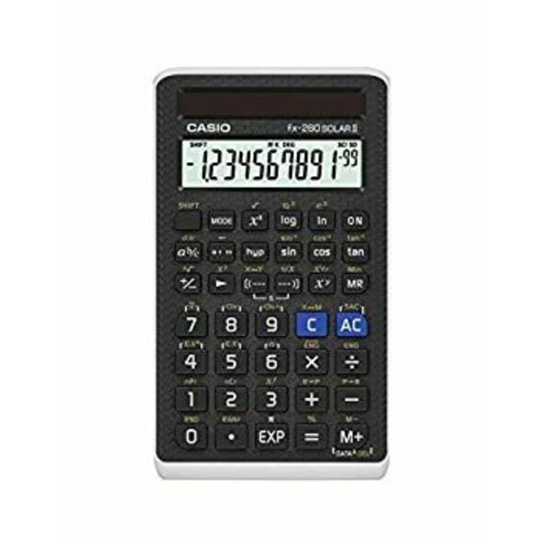 CASIO(カシオ) 関数電卓 fx-260 SOLAR (ブラック) n5ksbvb インテリア/住まい/日用品の文房具(その他)の商品写真