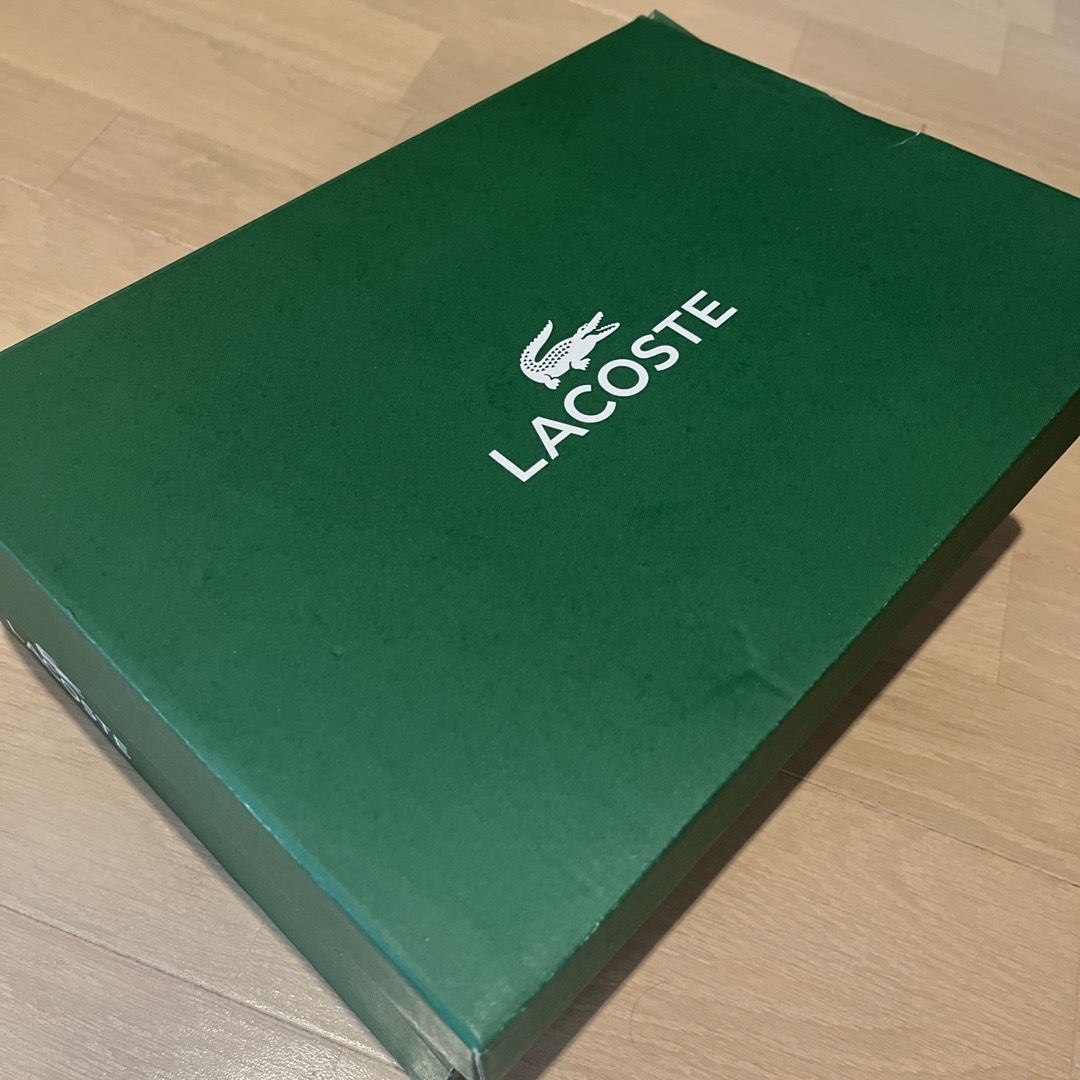 LACOSTE - 新品未使用 ラコステ スニーカー ホワイト 26の通販 LACOSTE - 新品未使用 ラコステ スニーカー ホワイト 26の通販