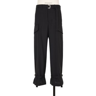 sacai - サカイ 24-03274M Suiting Pants ベルテッドスラックス sacai - サカイ 24-03274M Suiting Pants ベルテッドスラックス