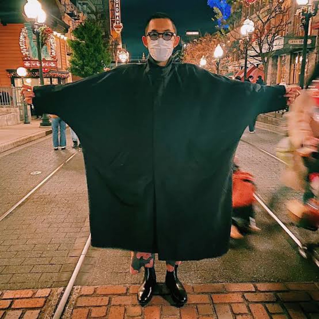 ISSEY MIYAKE - Issey Miyake イカコート 80年代 ブラック 筆 ISSEY MIYAKE - Issey Miyake イカコート 80年代 ブラック 筆