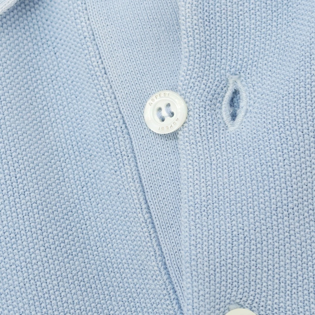 ASPESI - 【新品】アスペジ ASPESI コットン 半袖 ポロニット ASPESI - 【新品】アスペジ ASPESI コットン 半袖 ポロニット