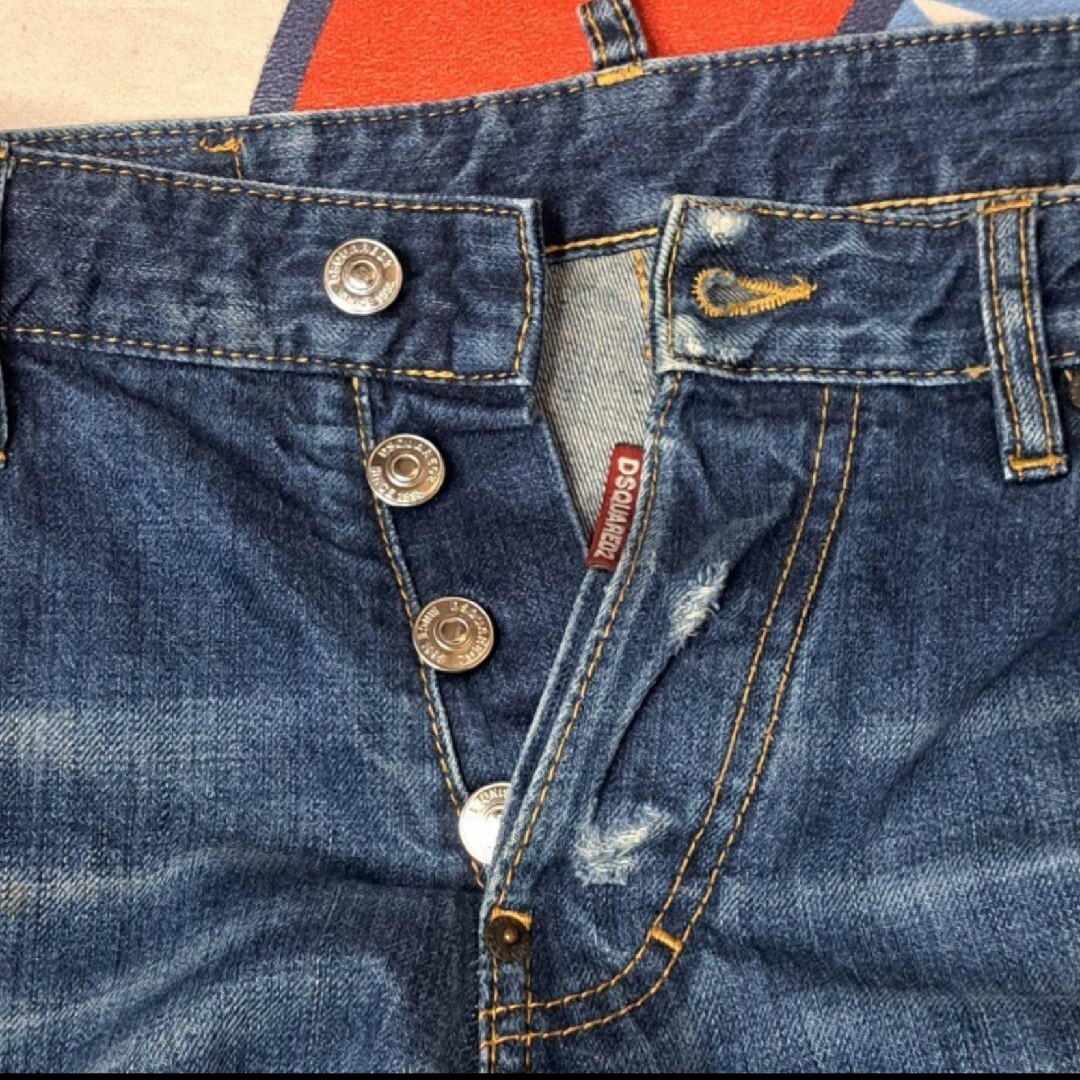 DSQUARED2 - Dsquared2 ストレッチ クラッシュリペア加工 デニム DSQUARED2 - Dsquared2 ストレッチ クラッシュリペア加工 デニム