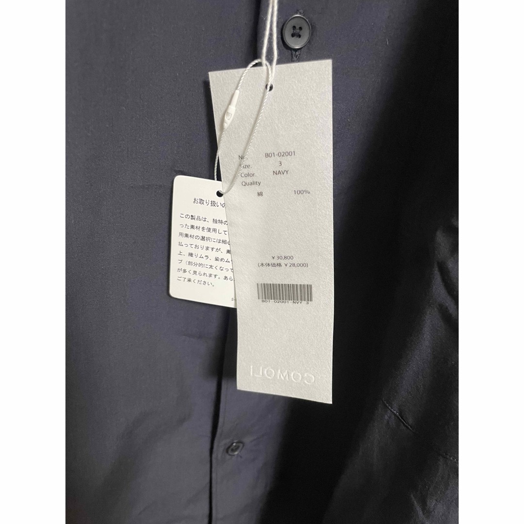 COMOLI - 新品COMOLI 25SS コモリシャツ 希少サイズ3コモリの COMOLI - 新品COMOLI 25SS コモリシャツ 希少サイズ3コモリの