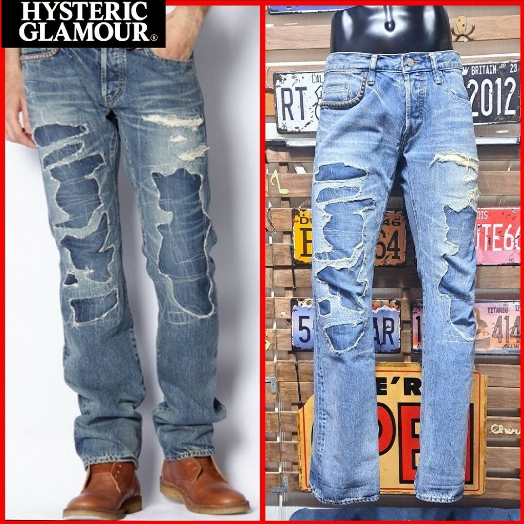 HYSTERIC GLAMOUR - 定価5万 ヒステリックグラマー UPR加工 HYSTERIC GLAMOUR - 定価5万 ヒステリックグラマー UPR加工