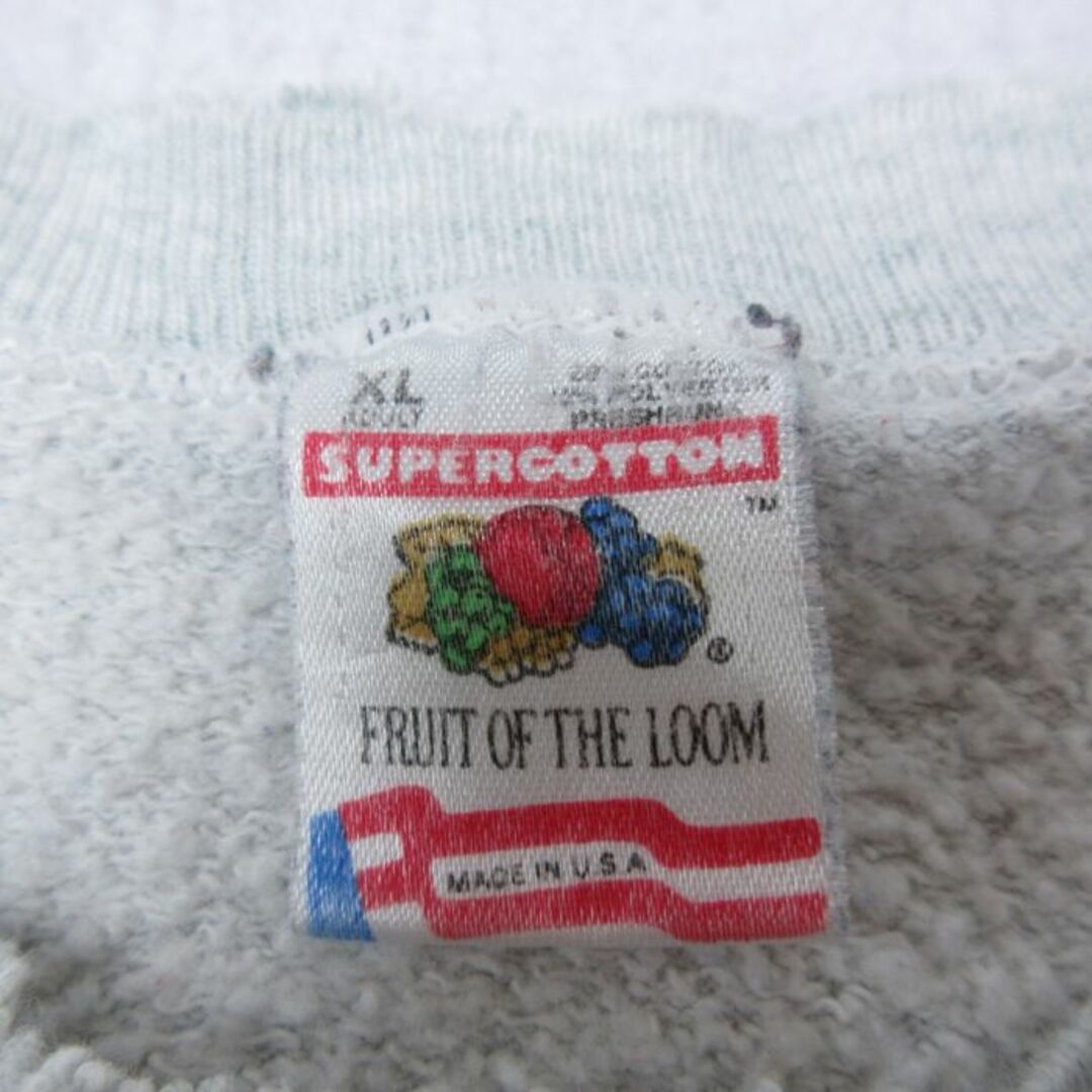 FRUIT OF THE LOOM - XL☆古着 フルーツオブザルーム 長袖 FRUIT OF THE LOOM - XL☆古着 フルーツオブザルーム 長袖