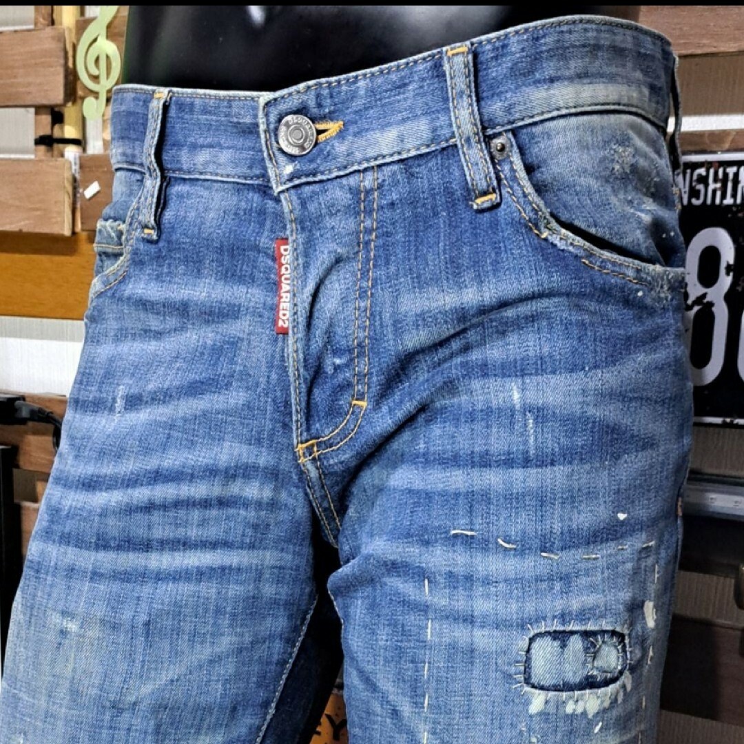 DSQUARED2 - Dsquared2 Slim Jean ストレッチ デニム ジーンズ DSQUARED2 - Dsquared2 Slim Jean ストレッチ デニム ジーンズ