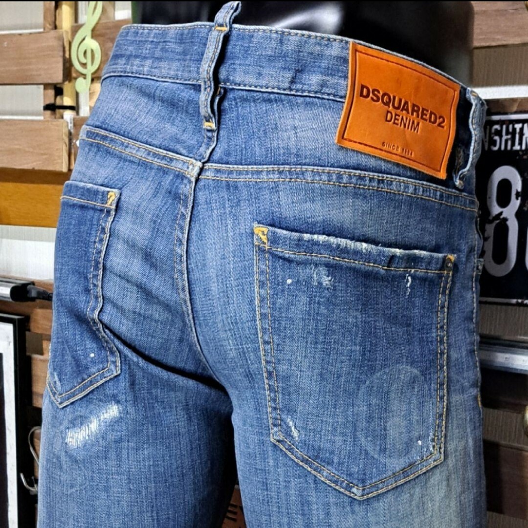 DSQUARED2 - Dsquared2 Slim Jean ストレッチ デニム ジーンズ DSQUARED2 - Dsquared2 Slim Jean ストレッチ デニム ジーンズ