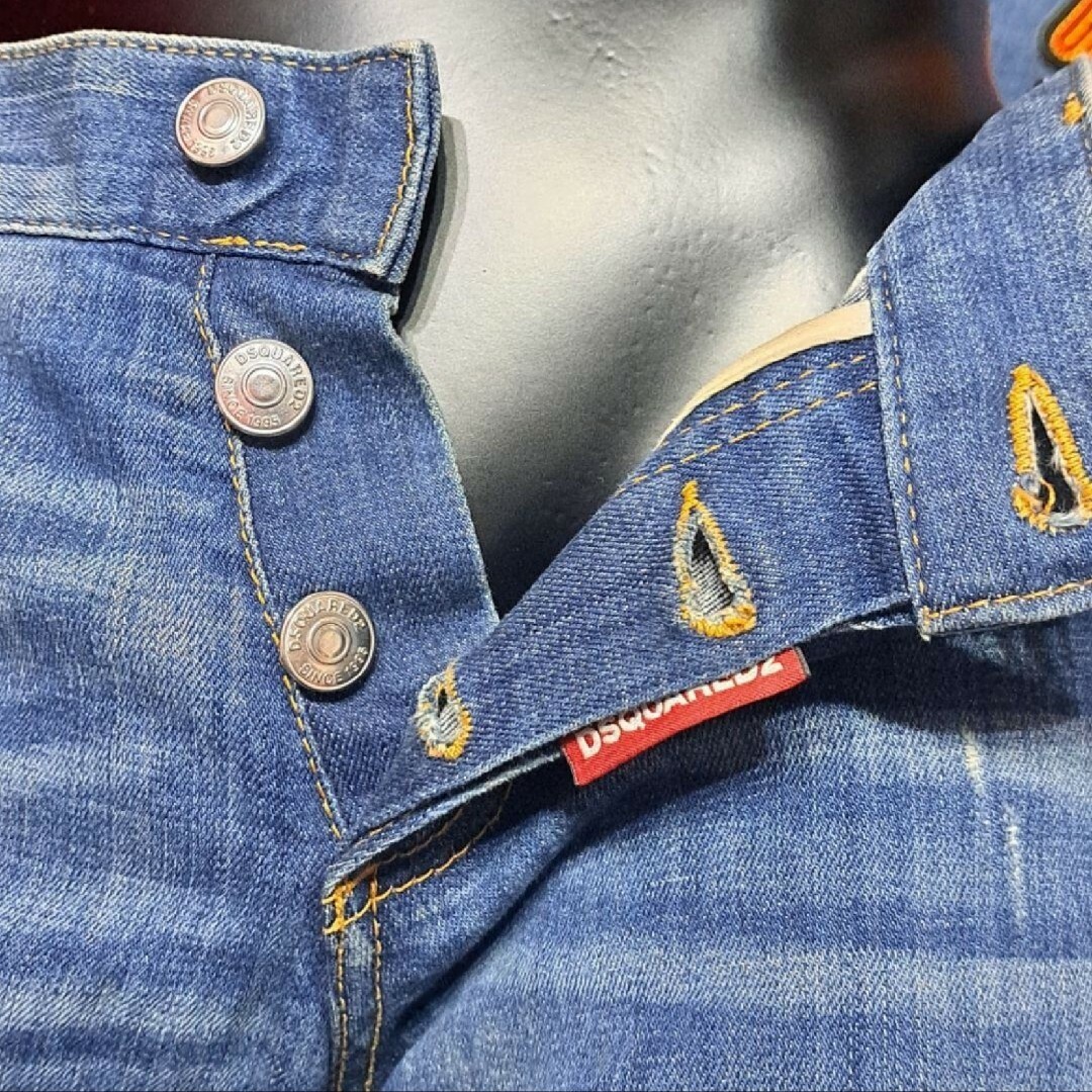 DSQUARED2 - Dsquared2 Slim Jean ストレッチ デニム ジーンズ DSQUARED2 - Dsquared2 Slim Jean ストレッチ デニム ジーンズ