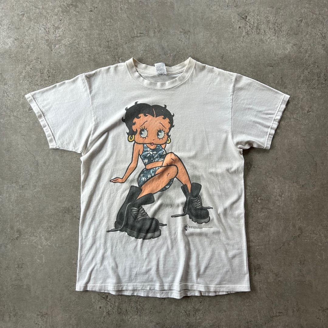 Betty Boop - 90s betty boop ベティ・ブープ tシャツ USA製 L 両面