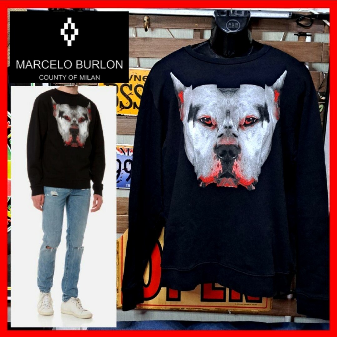MARCELO BURLON - マルセロバーロン アニマル ドッグ MARCELO BURLON - マルセロバーロン アニマル ドッグ