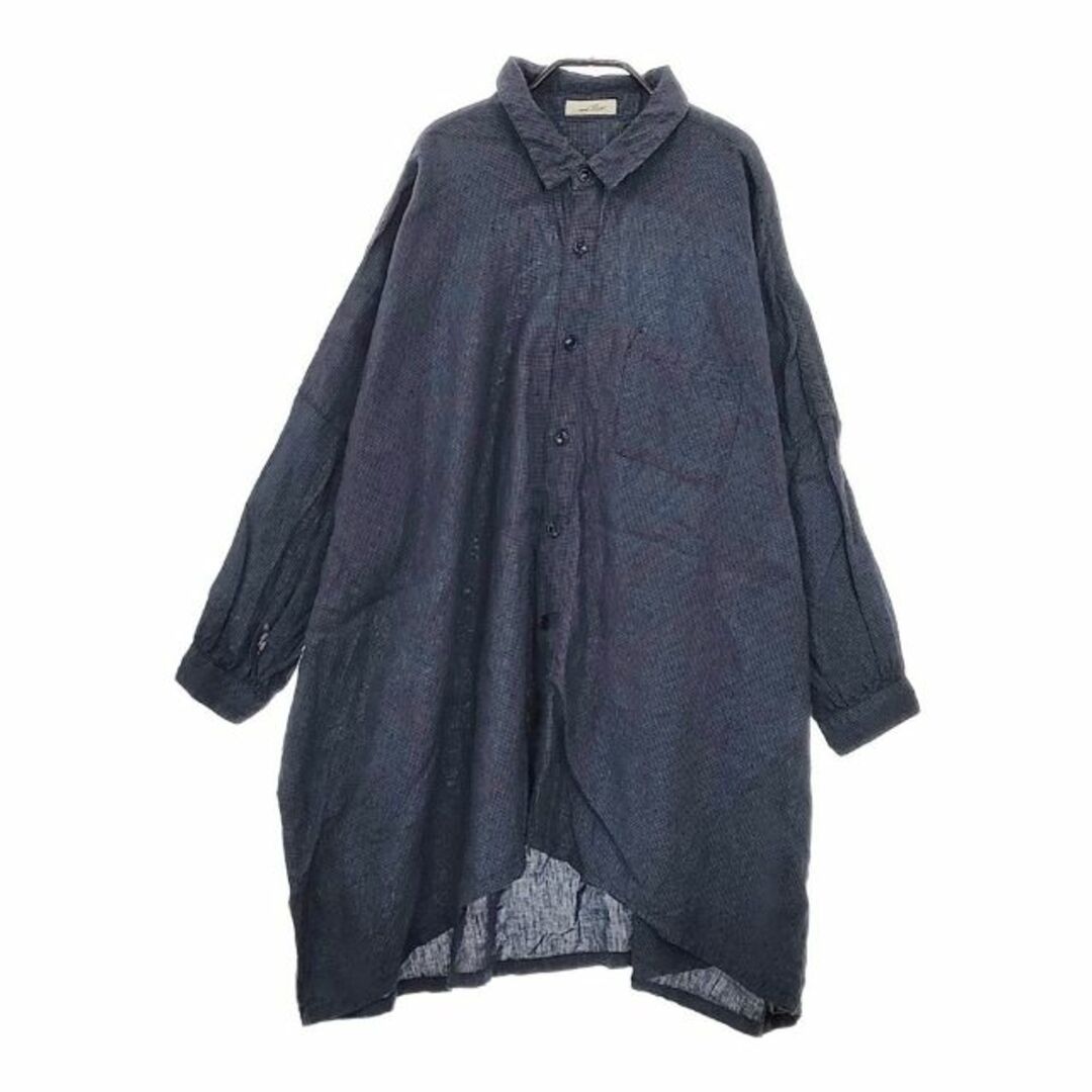 nest Robe - nest Robe リネン ギンガムチェック 01141-2055 nest Robe - nest Robe リネン ギンガムチェック 01141-2055