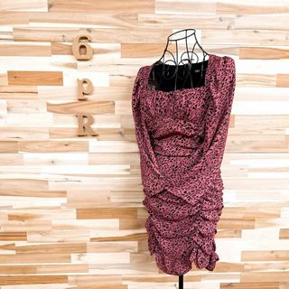 ZARA - 【ザラ】アニマル柄 レオパード くしゅくしゅ ミニ ZARA - 【ザラ】アニマル柄 レオパード くしゅくしゅ ミニ