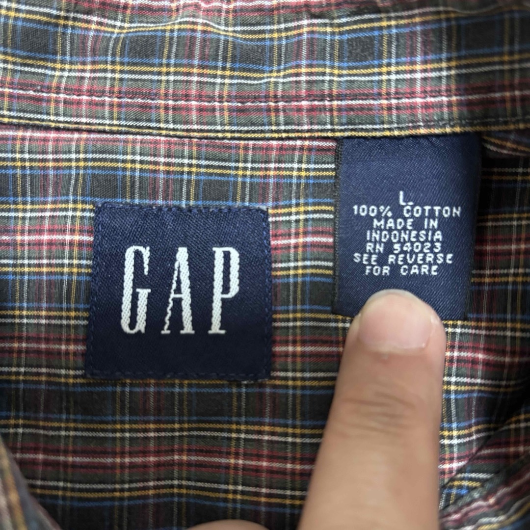 GAP - 90s□OLD GAP オールドギャップ□チェック ボタンダウン GAP - 90s□OLD GAP オールドギャップ□チェック ボタンダウン