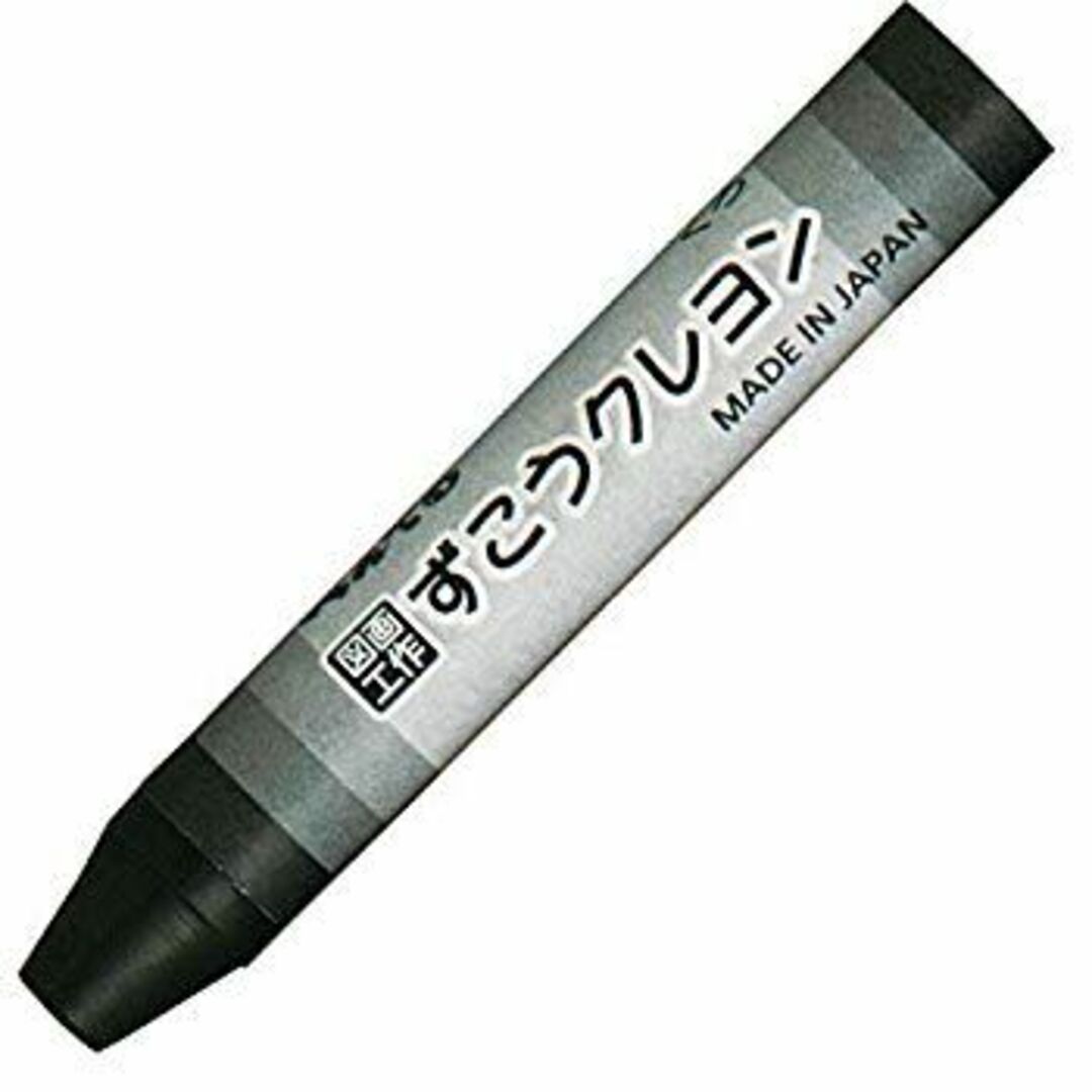 ぺんてる クレヨン ずこう PTCG-T28 10個セット くろ khxv5rg エンタメ/ホビーのアート用品(クレヨン/パステル)の商品写真