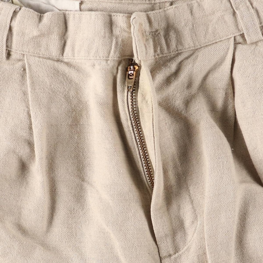 古着 ドッカーズ DOCKERS Khakis ツータック リネンパンツ 古着 ドッカーズ DOCKERS Khakis ツータック リネンパンツ