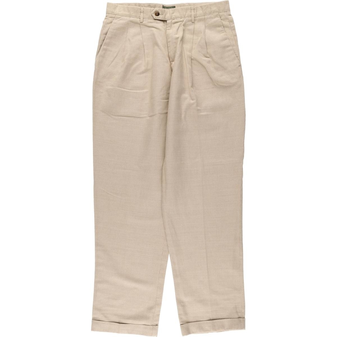 古着 90年代 ドッカーズ DOCKERS class A 千鳥格子柄 ツータック 古着 90年代 ドッカーズ DOCKERS class A 千鳥格子柄 ツータック