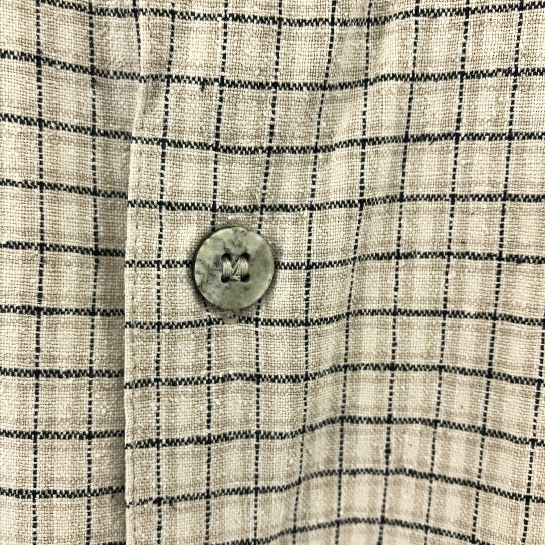 古着 BILL BLASS チェック柄 半袖 シルクシャツ ボックスシャツ 古着 BILL BLASS チェック柄 半袖 シルクシャツ ボックスシャツ