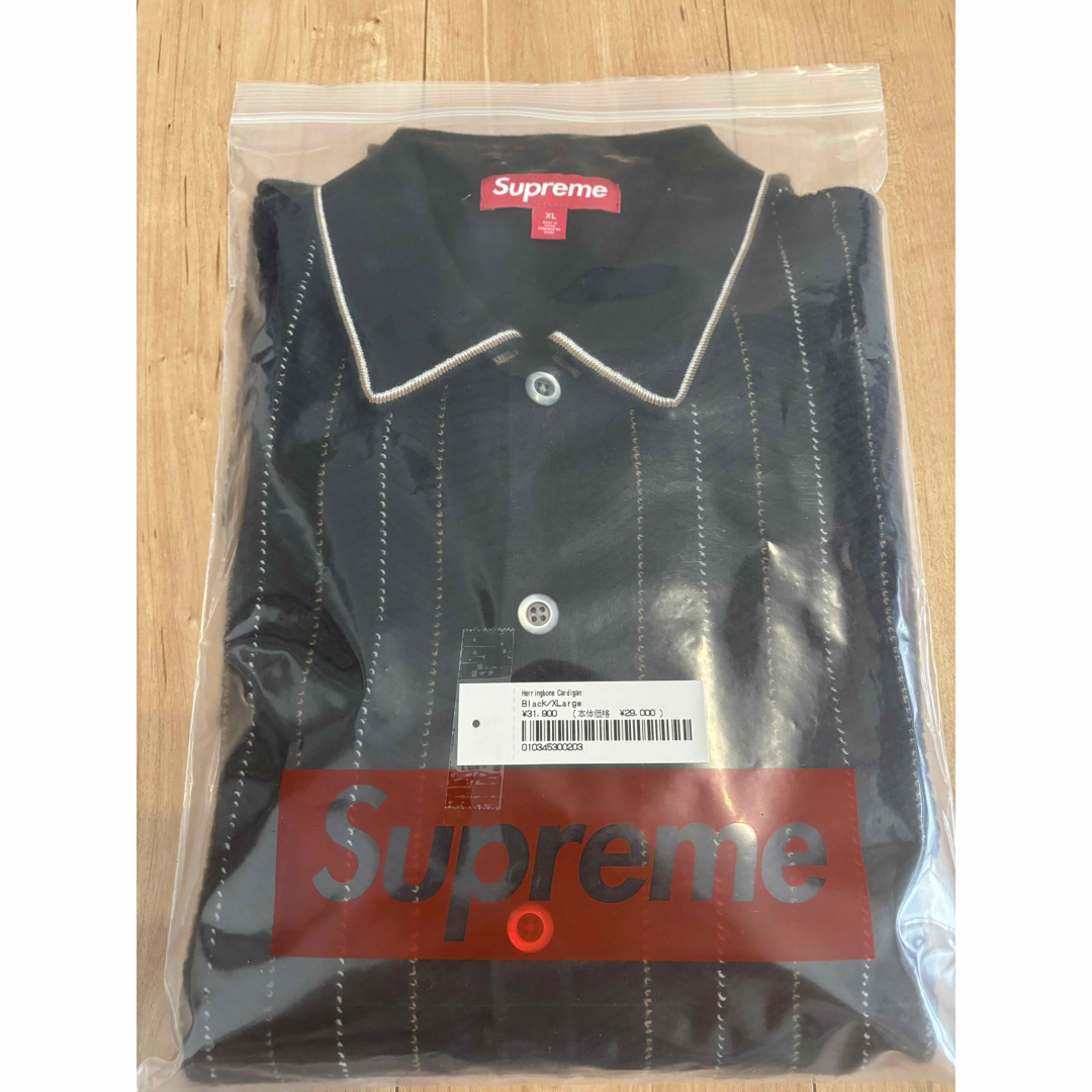 Supreme - Supreme Herringbone Cardigan Black XLの通販 by Supreme - Supreme Herringbone Cardigan Black XLの通販 by