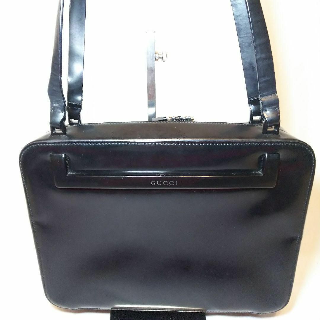GUCCI - GUCCI グッチ ショルダーバッグ エナメルバック GUCCI - GUCCI グッチ ショルダーバッグ エナメルバック