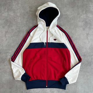 adidas - アディダス デサント製 オレンジ ジャージ ジャケット adidas - アディダス デサント製 オレンジ ジャージ ジャケット