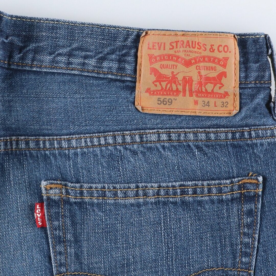Levi's - 古着 リーバイス Levi's 569 ストレートデニムパンツ Levi's - 古着 リーバイス Levi's 569 ストレートデニムパンツ