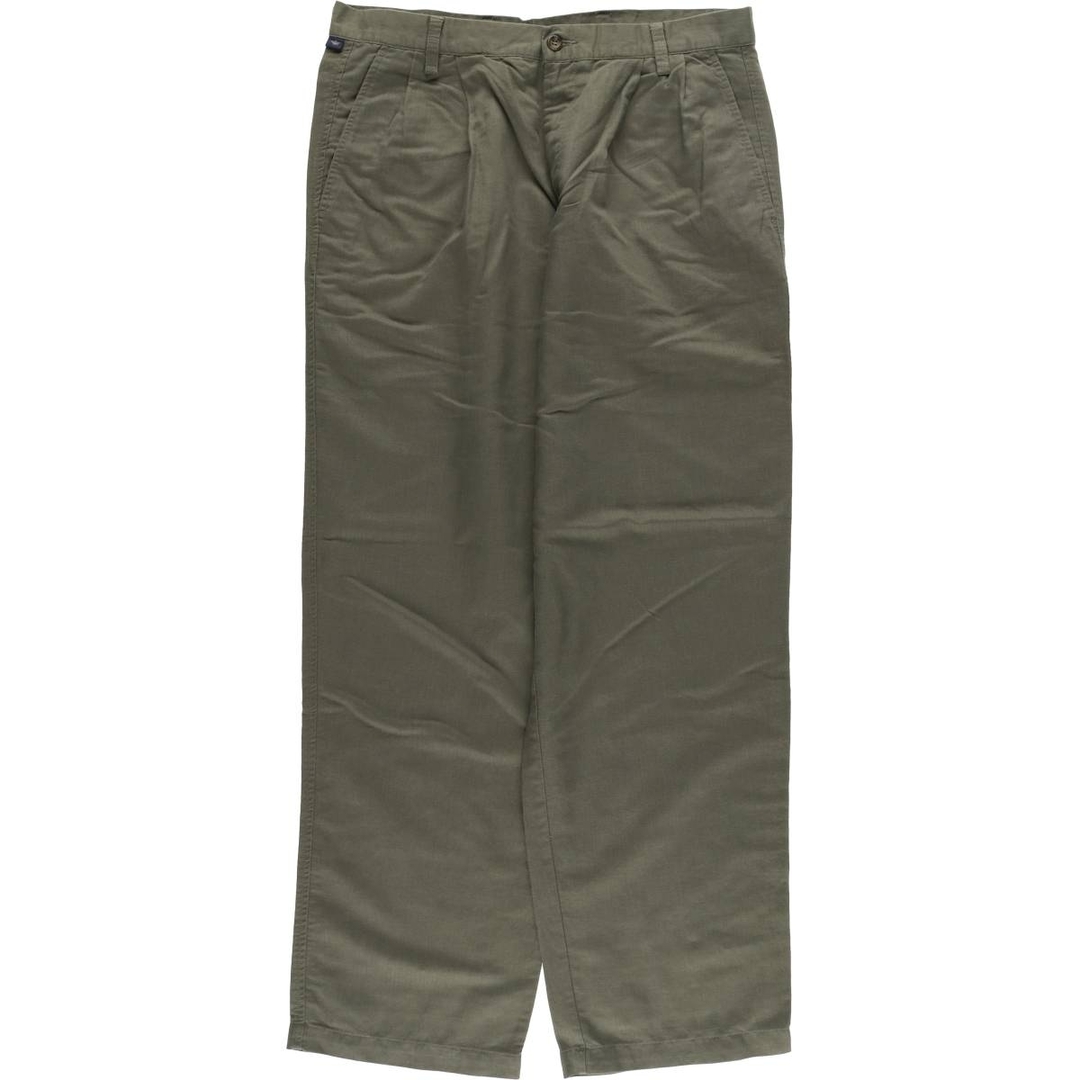 古着 ドッカーズ DOCKERS ツータック リネンパンツ スラックス 古着 ドッカーズ DOCKERS ツータック リネンパンツ スラックス
