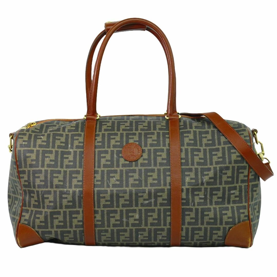 FENDI - 本物 フェンディ FENDI ズッカ 2WAY ショルダーバッグ FENDI - 本物 フェンディ FENDI ズッカ 2WAY ショルダーバッグ