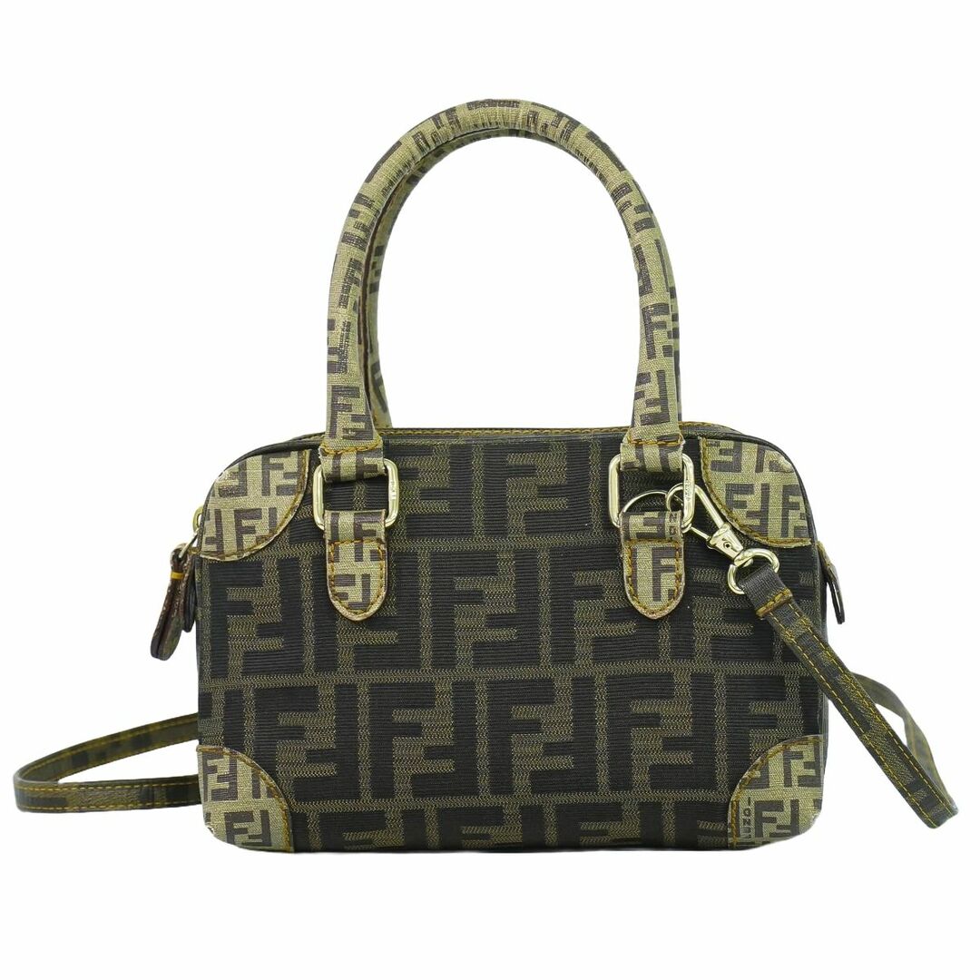 FENDI - 本物 フェンディ FENDI ズッカ 2WAY ショルダーバッグ FENDI - 本物 フェンディ FENDI ズッカ 2WAY ショルダーバッグ