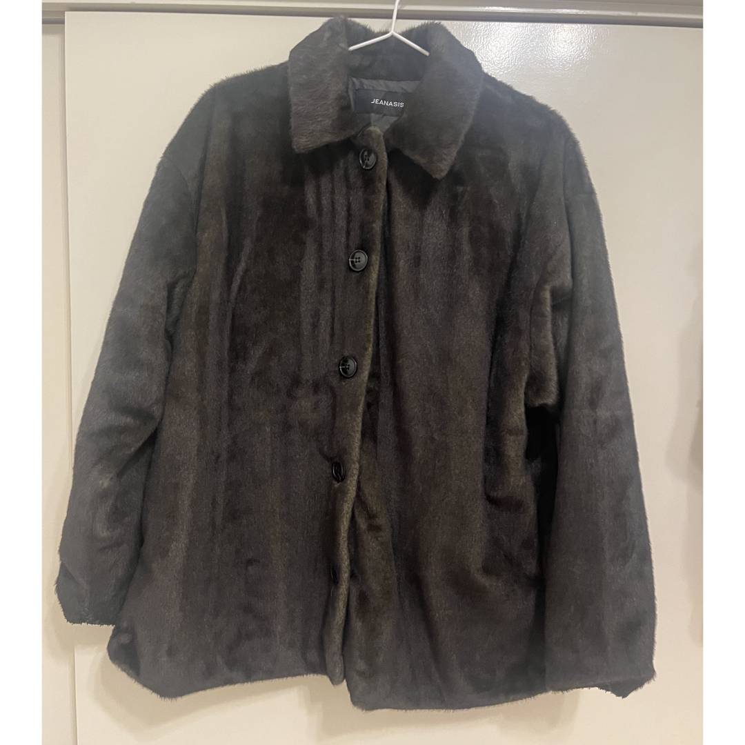 JEANASIS - ファーステンカラーコート JEANASIS カーキの通販 by JEANASIS - ファーステンカラーコート JEANASIS カーキの通販 by