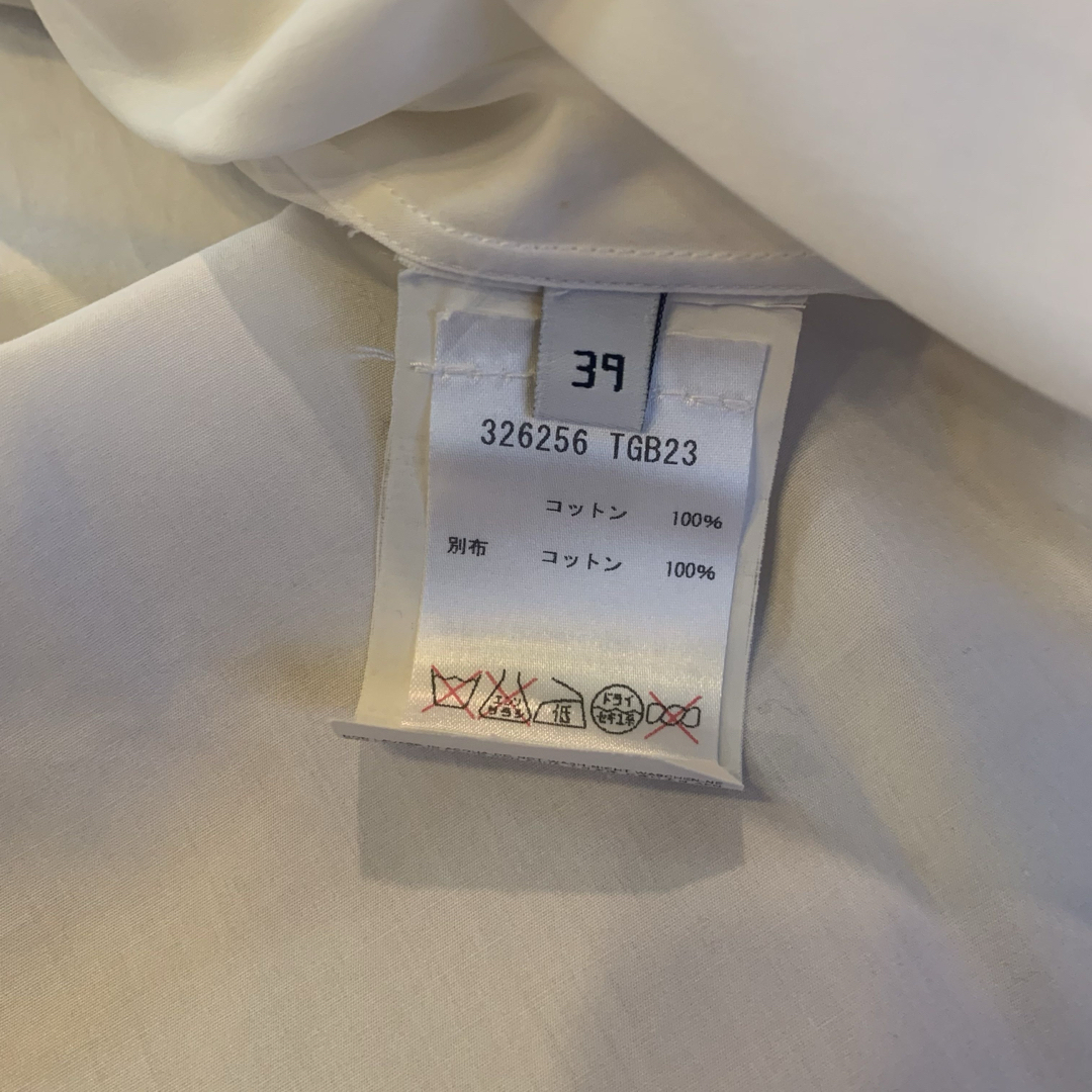 BALENCIAGA - BALENCIAGA ドレスシャツ 39 バレンシアガの通販 BALENCIAGA - BALENCIAGA ドレスシャツ 39 バレンシアガの通販
