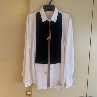 BALENCIAGA - BALENCIAGA ドレスシャツ 39 バレンシアガの通販 BALENCIAGA - BALENCIAGA ドレスシャツ 39 バレンシアガの通販