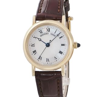ブレゲ(Breguet)のブレゲ クラシック 8067 8067BA/52/964 OH済 K18YG無垢 シェル ローマン ブレゲ針 自動巻き レディース 腕時計(腕時計)