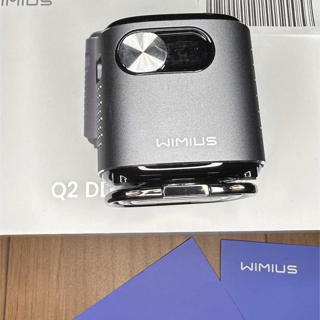 WiMiUS Q2プロジェクター小型 ホームシアターの通販 by タズ's WiMiUS Q2プロジェクター小型 ホームシアターの通販 by タズ's