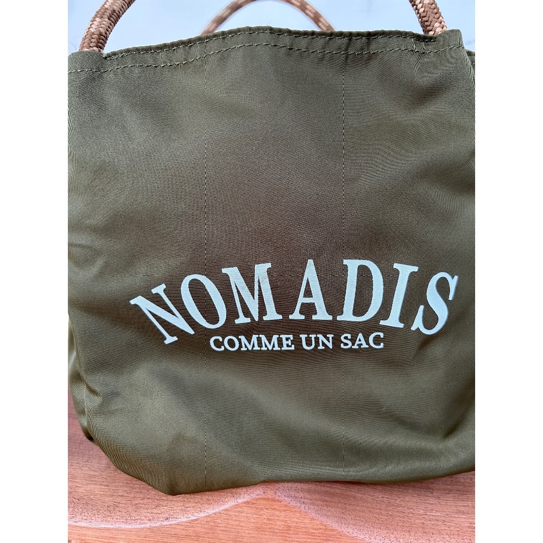 NOMADIS - NOMADIS オリーブグリーン トートバッグ ノマディスの