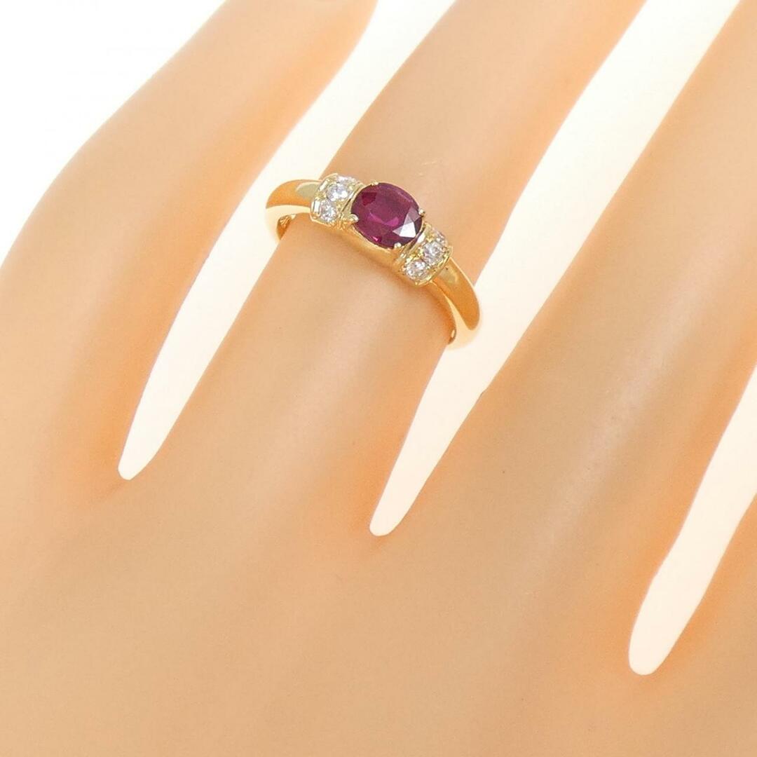 K18YG ルビー リング 0.36CTの通販 by KOMEHYO ONLINE ラクマ店 K18YG ルビー リング 0.36CTの通販 by KOMEHYO ONLINE ラクマ店