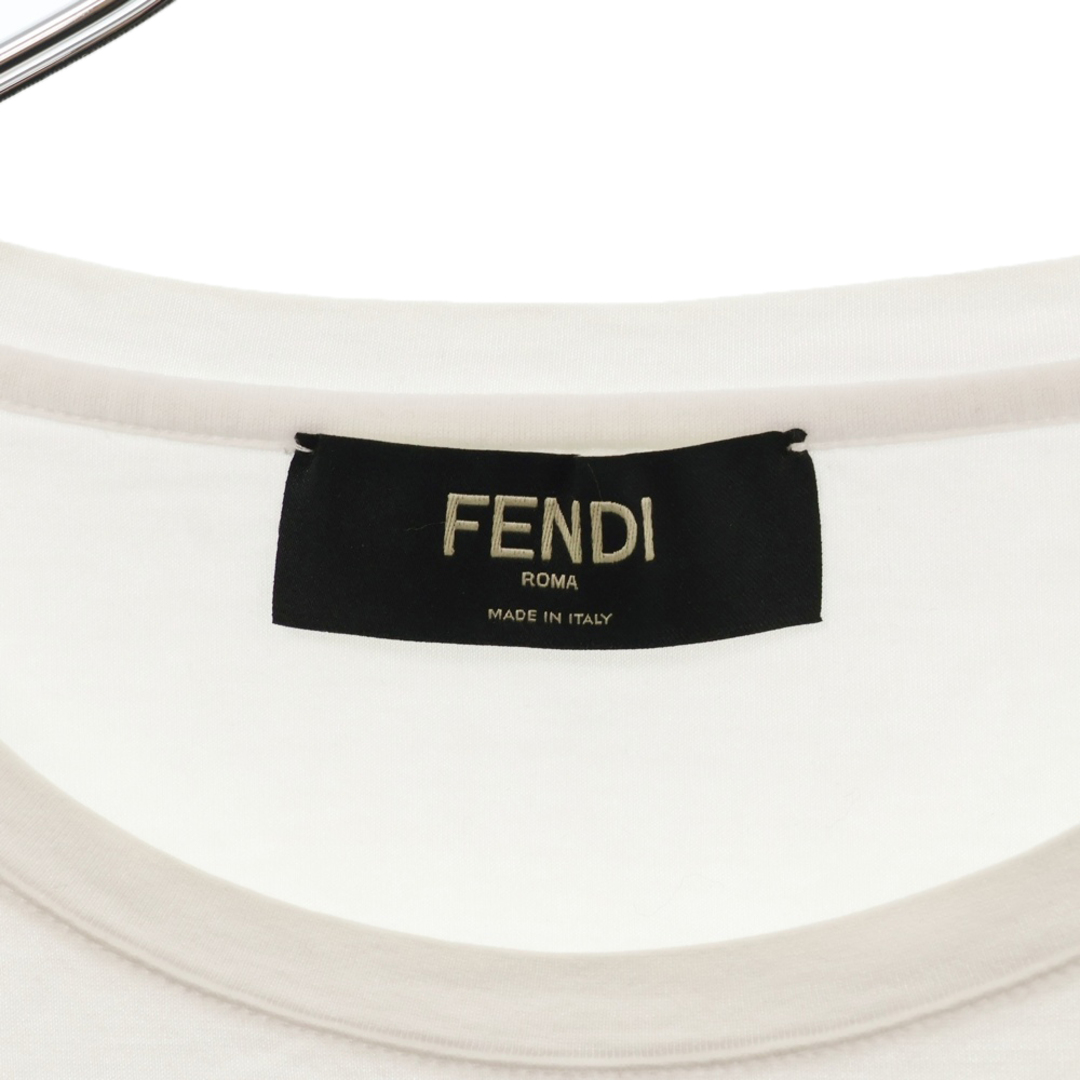 FENDI - FENDI フェンディ FF ズッカ柄 プリント クルーネック FENDI - FENDI フェンディ FF ズッカ柄 プリント クルーネック