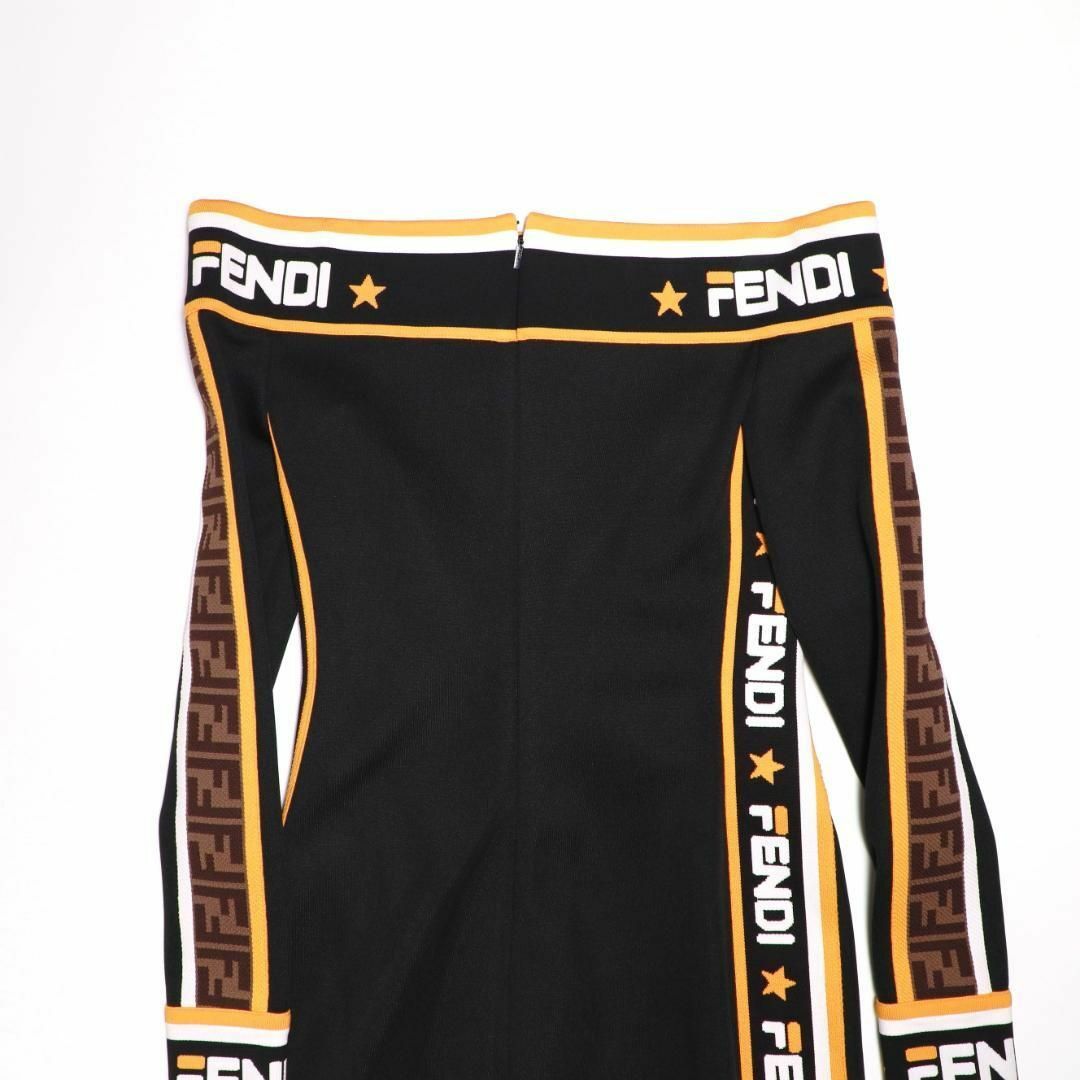 FENDI - フェンディ×フィラ 新品 オフショルダードレス 38 FENDI - フェンディ×フィラ 新品 オフショルダードレス 38