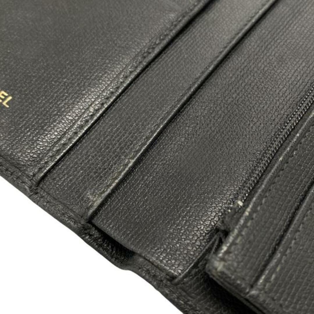 CHANEL - CHANEL(シャネル) 長財布 ココボタン 黒 レザーの通販 CHANEL - CHANEL(シャネル) 長財布 ココボタン 黒 レザーの通販