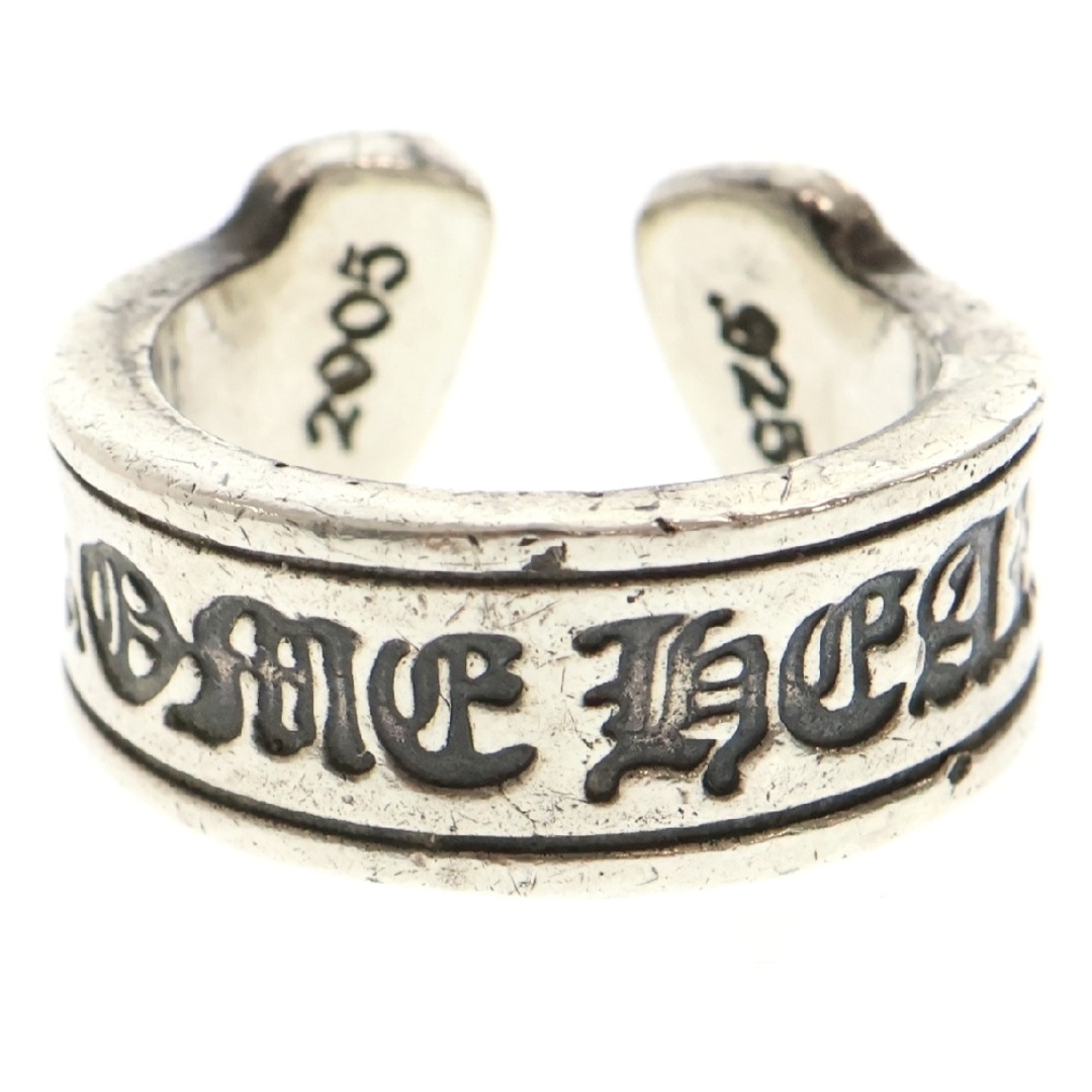 Chrome Hearts - CHROME HEARTS クロムハーツ LG SCROLL LABEL ラージスクロールラベル リング シルバーBCA383