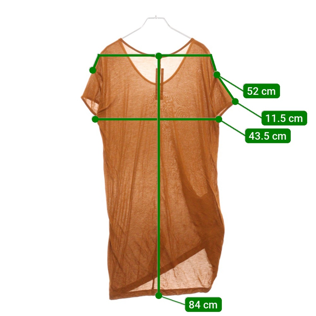 Rick Owens - Rick Owens リックオウエンス HIKED 半袖Tシャツ Rick Owens - Rick Owens リックオウエンス HIKED 半袖Tシャツ