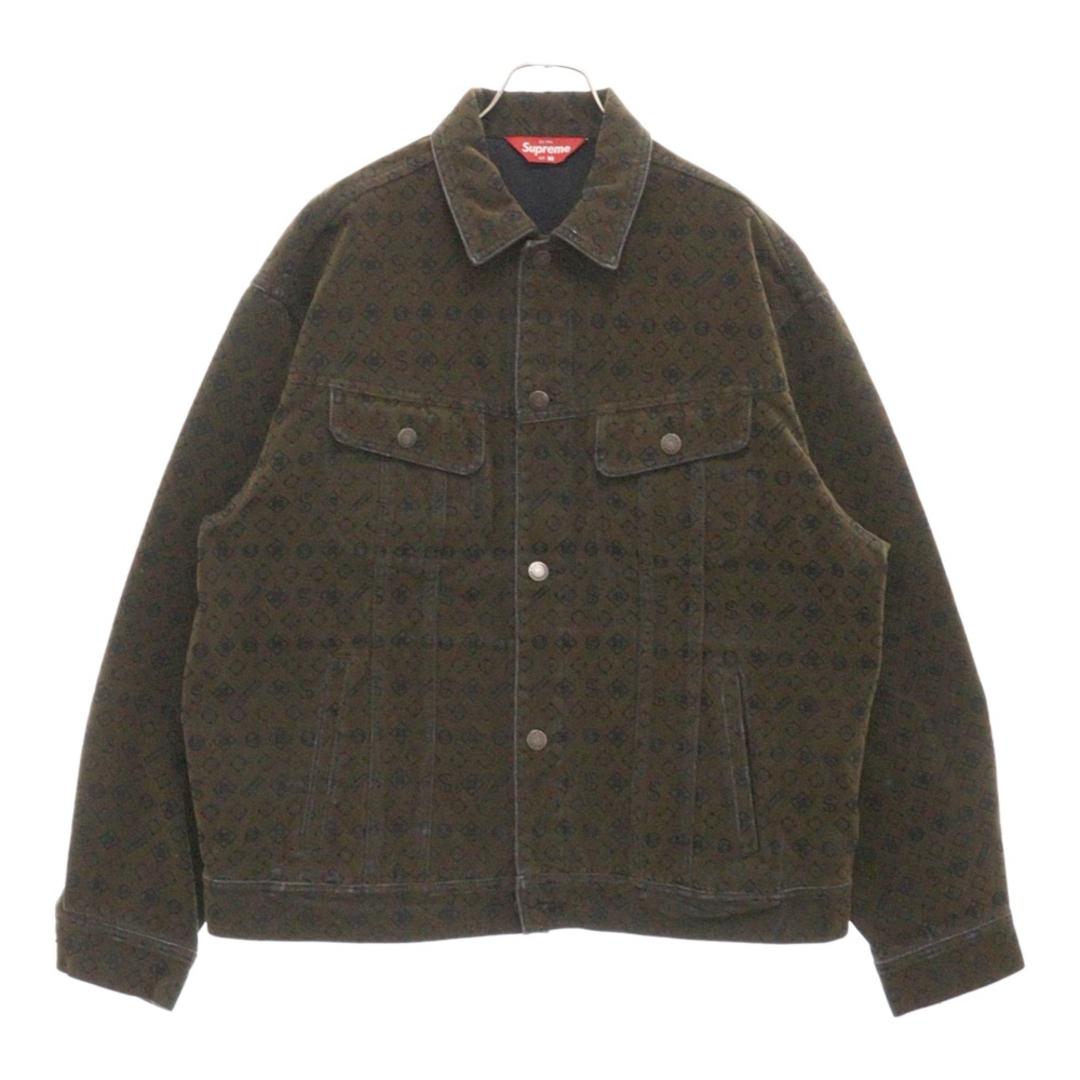 Supreme - SUPREME シュプリーム 24AW Flocked Denim Trucker Supreme - SUPREME シュプリーム 24AW Flocked Denim Trucker