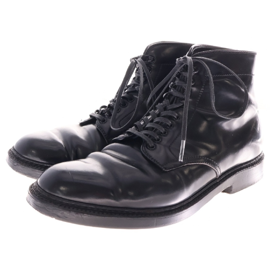 Alden - Alden オールデン PLAIN TOE BOOT BLACK HORWEEN SHELL Alden - Alden オールデン PLAIN TOE BOOT BLACK HORWEEN SHELL